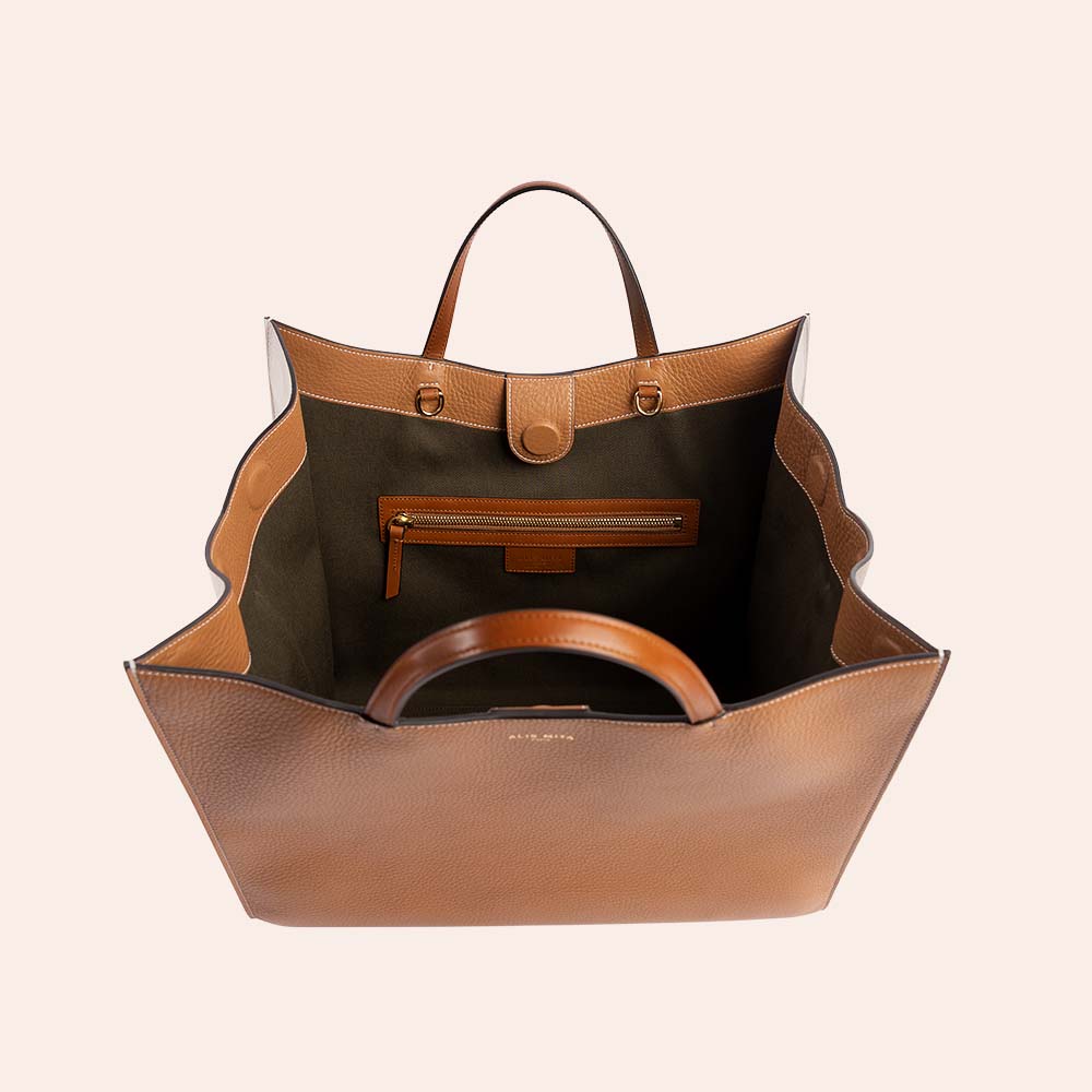 Sac cabas cuir Maroquinerie de luxe Alis Mita Convertible Bag Leather Tote Bags Designer Bag Tote 03C02 6 - Alis Mita