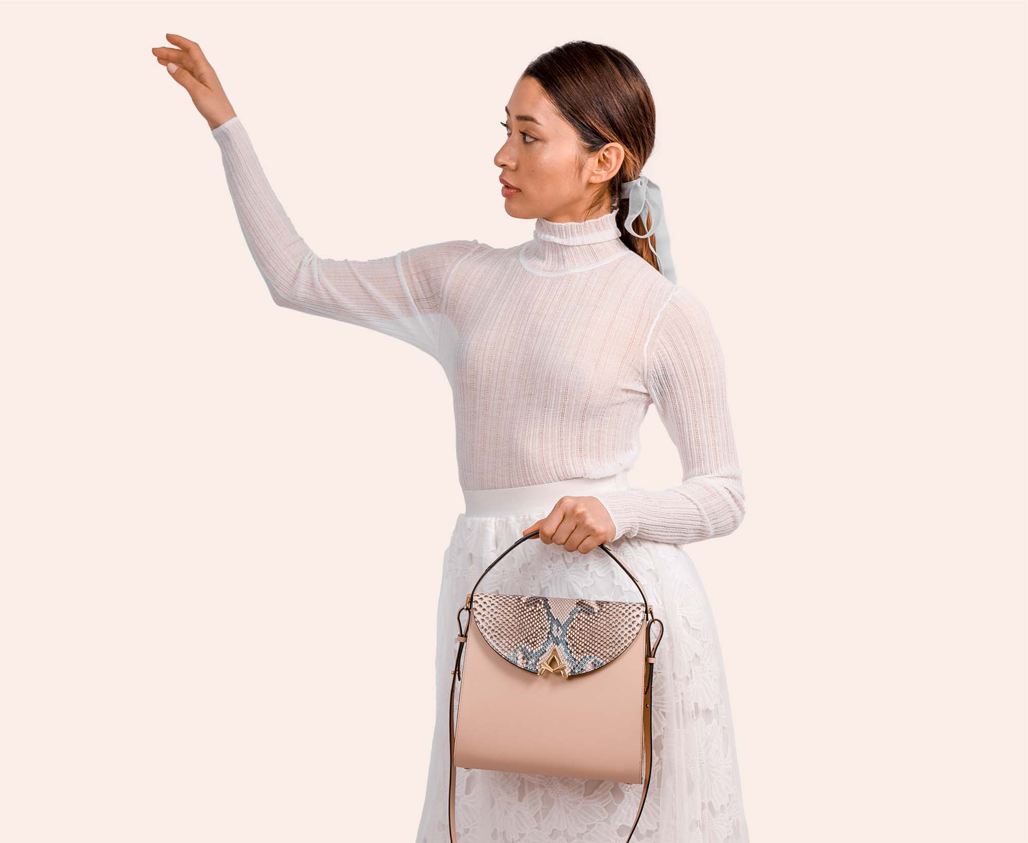 Sacs de luxe Alis Mita Sacs personnsalisables Crossbody Designer Bags Simone python leather 7 GOLT