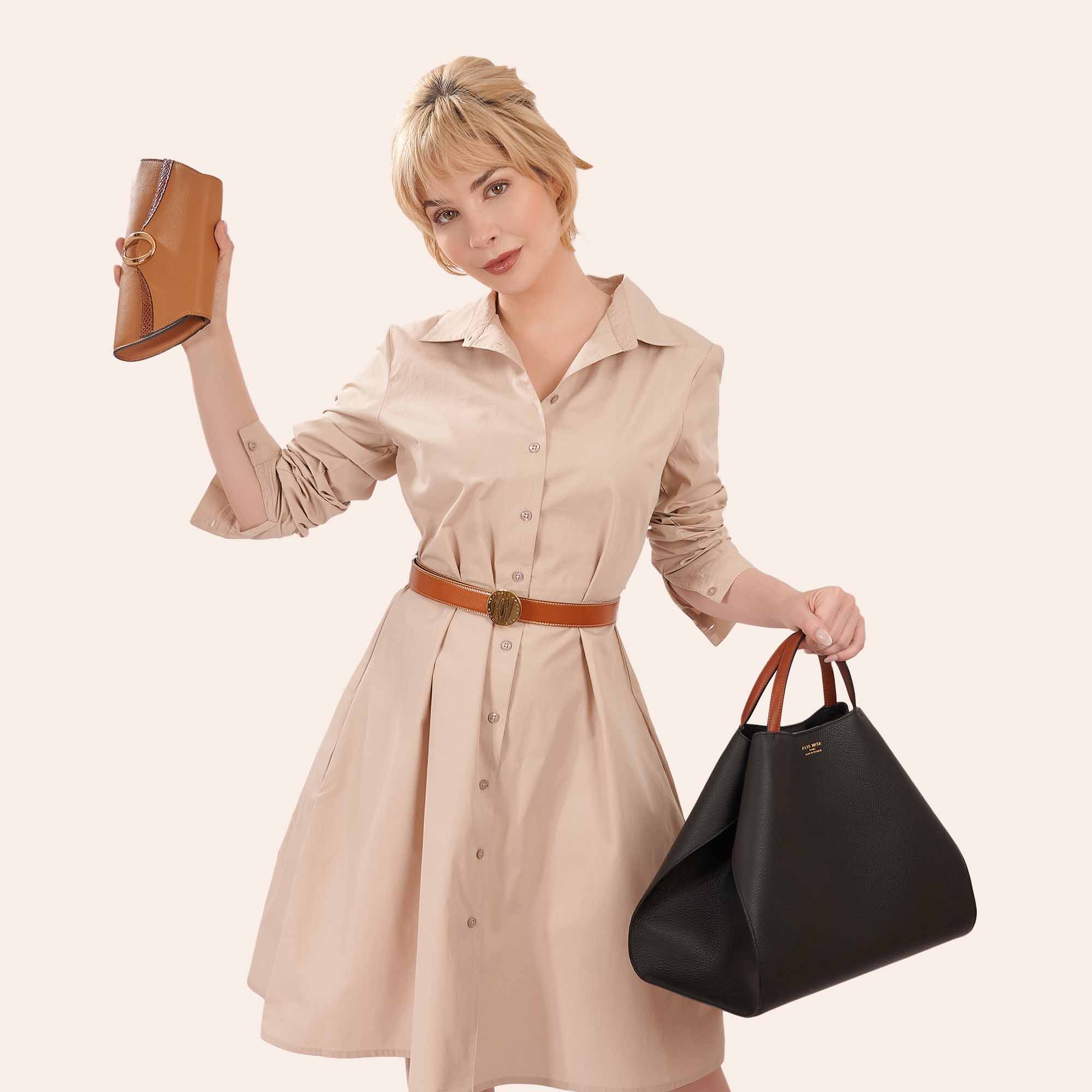 Leather Tote Bags Sacs personnsalisables Convertible Bags Alis Mita Sacs cuir noir femme Oprah Sacs Cabas Cuir Leather Tote Bag Black 6 GOLT