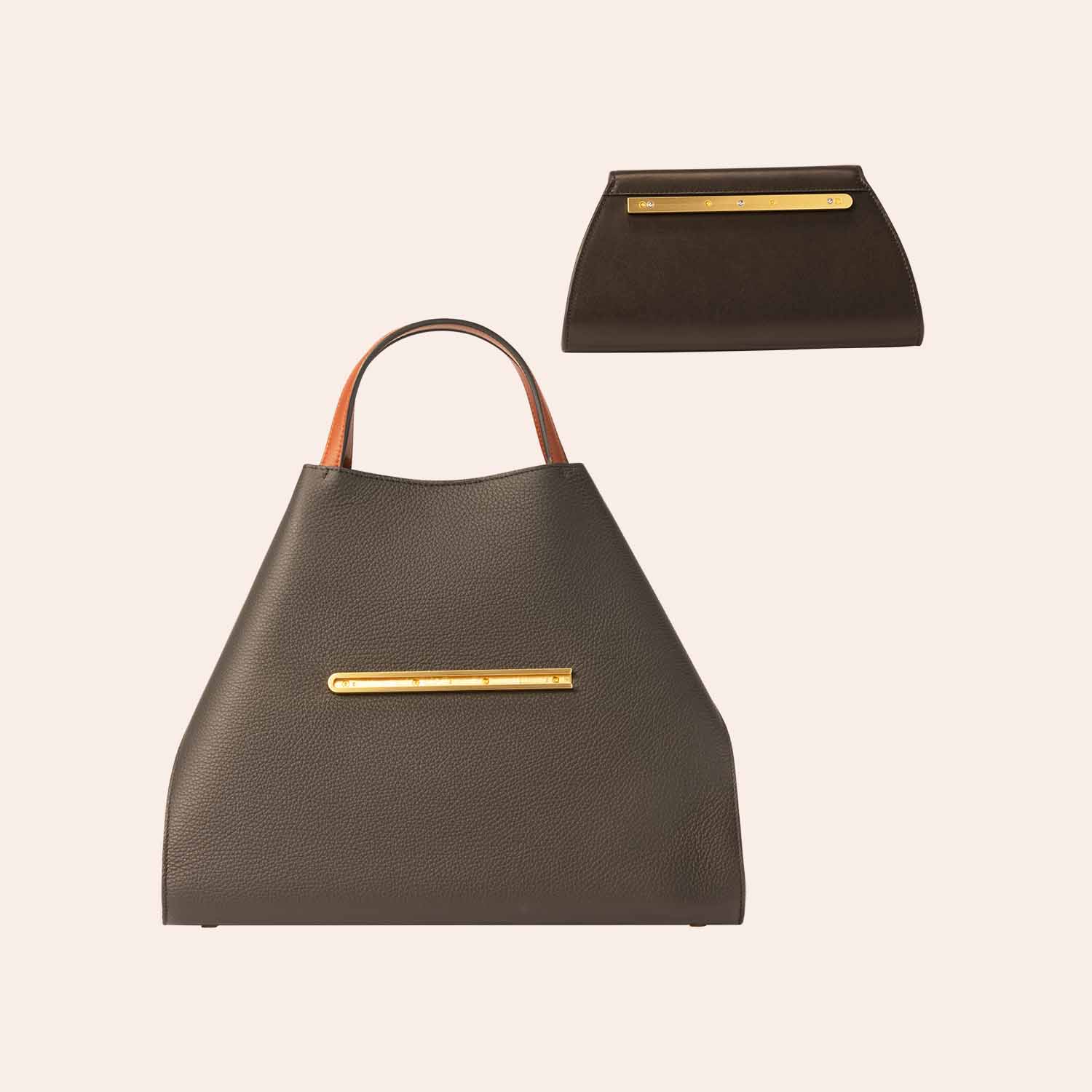 Leather Tote Bags Sacs personnsalisables Convertible Bags Alis Mita Sacs cuir noir femme Oprah Sacs Cabas Cuir Leather Tote Bag Black 4 GOLT