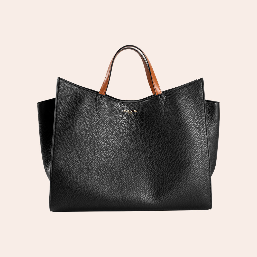 Cabas Oprah T noir position 3 - Alis Mita